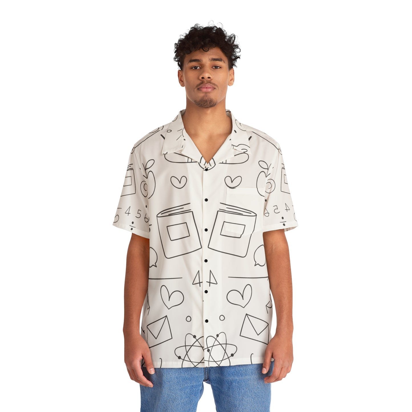 Doodle - Camisa hawaiana para hombre Inovax