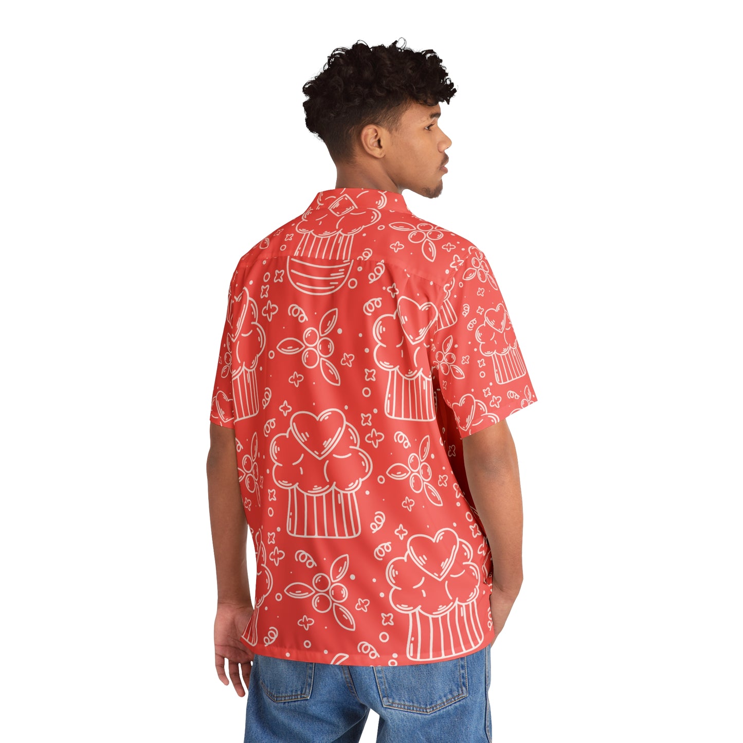 Doodle Pancake - Chemise hawaïenne pour hommes Inovax