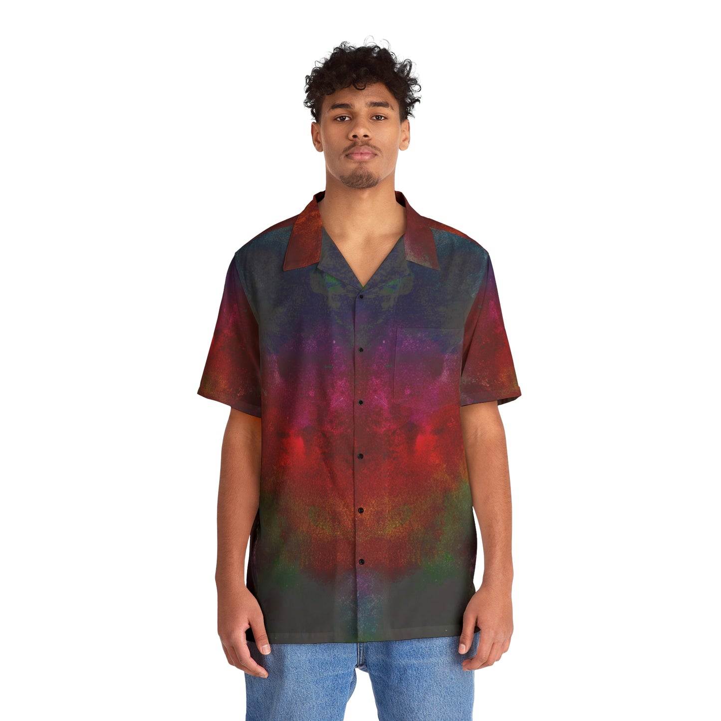 Dark Explosion - Camisa hawaiana para hombre Inovax