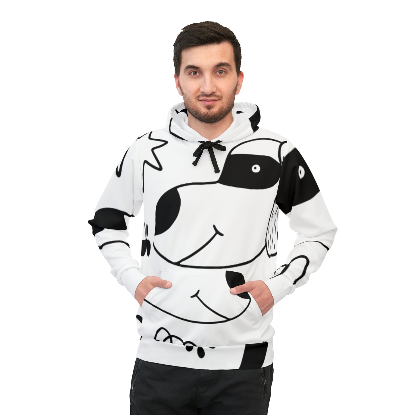 Chiens et chats Doodle - Sweat à capuche Inovax Athletic