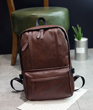 Bolso de hombro de PU para hombre, bolso de estudiante, bolso de ordenador para hombre, marea