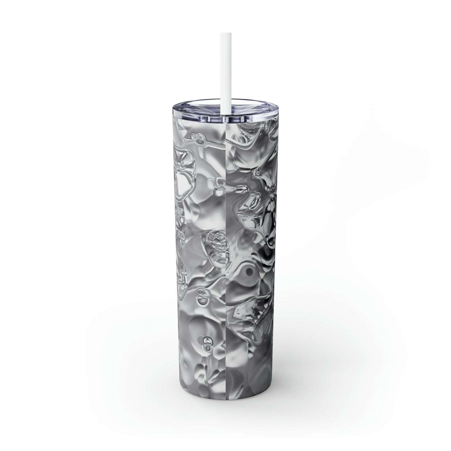 Métallique - Inovax Maars® Skinny Tumbler avec paille 20oz