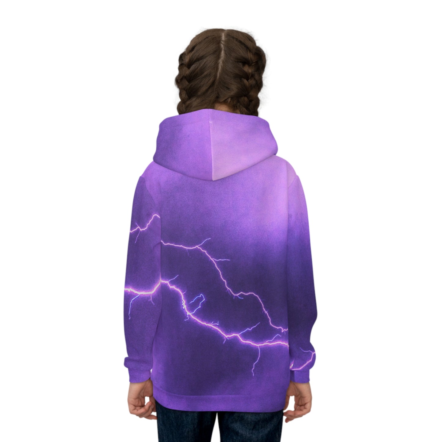 Trueno Eléctrico - Sudadera con capucha infantil Inovax