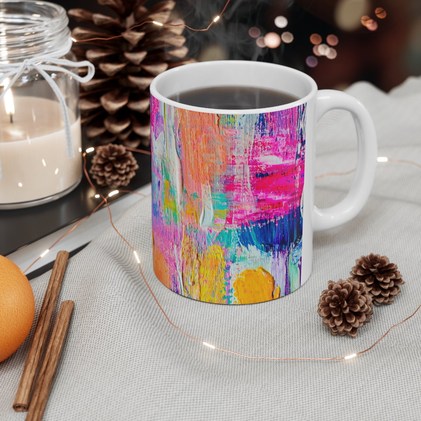 Couleurs Pastel - Tasse en céramique Inovax 11oz