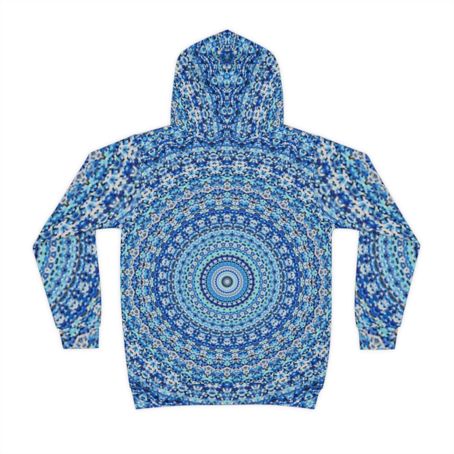 Mandala Azul - Sudadera con capucha infantil Inovax