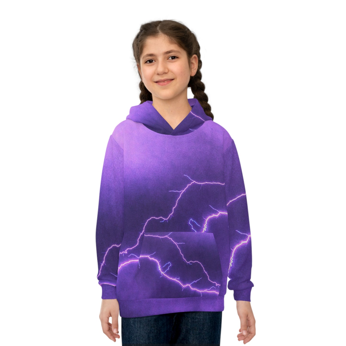 Trueno Eléctrico - Sudadera con capucha infantil Inovax