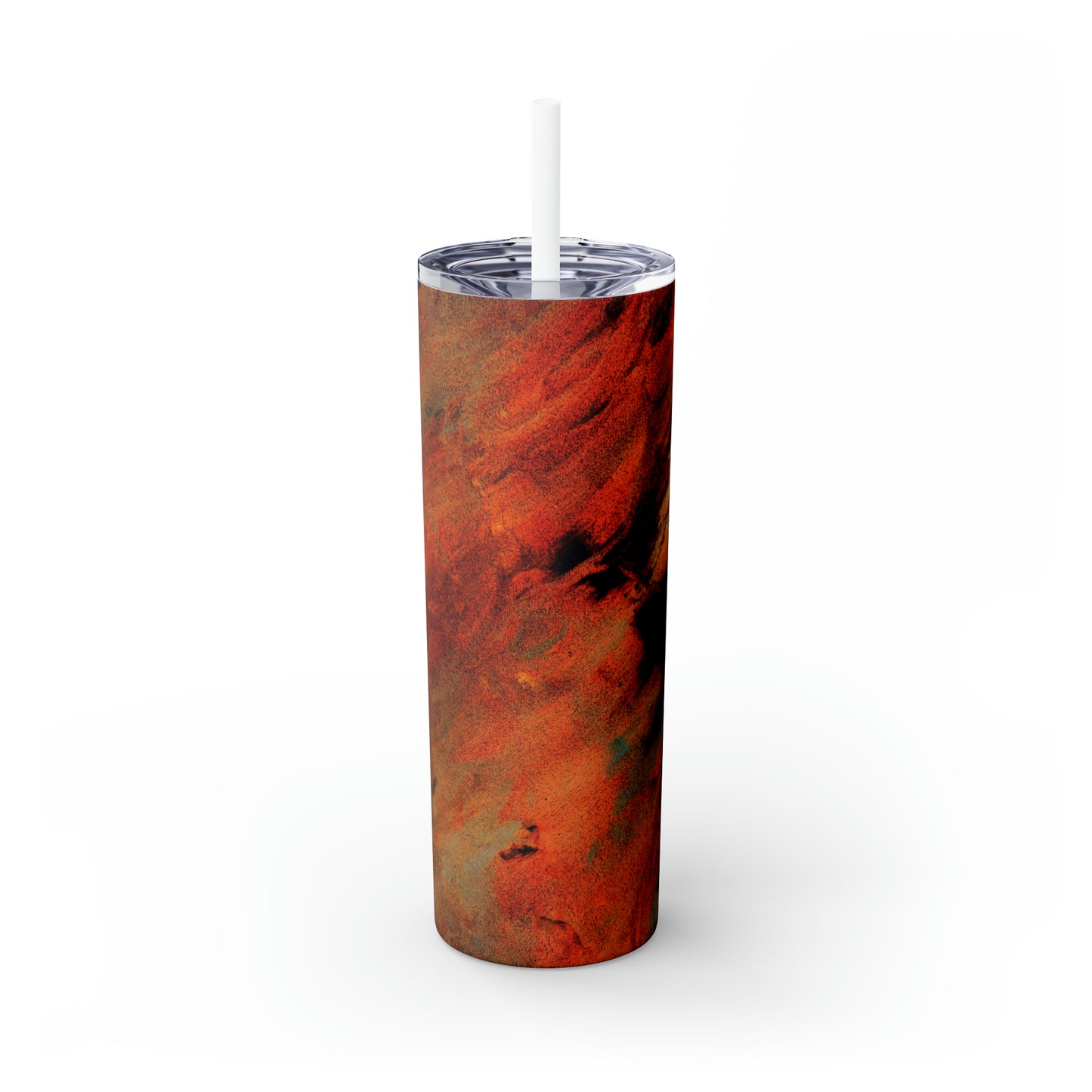 Orange flush - Inovax Maars® Skinny Tumbler with Straw 20oz