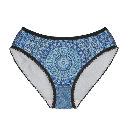 Mandala Bleu - Slip Femme Inovax