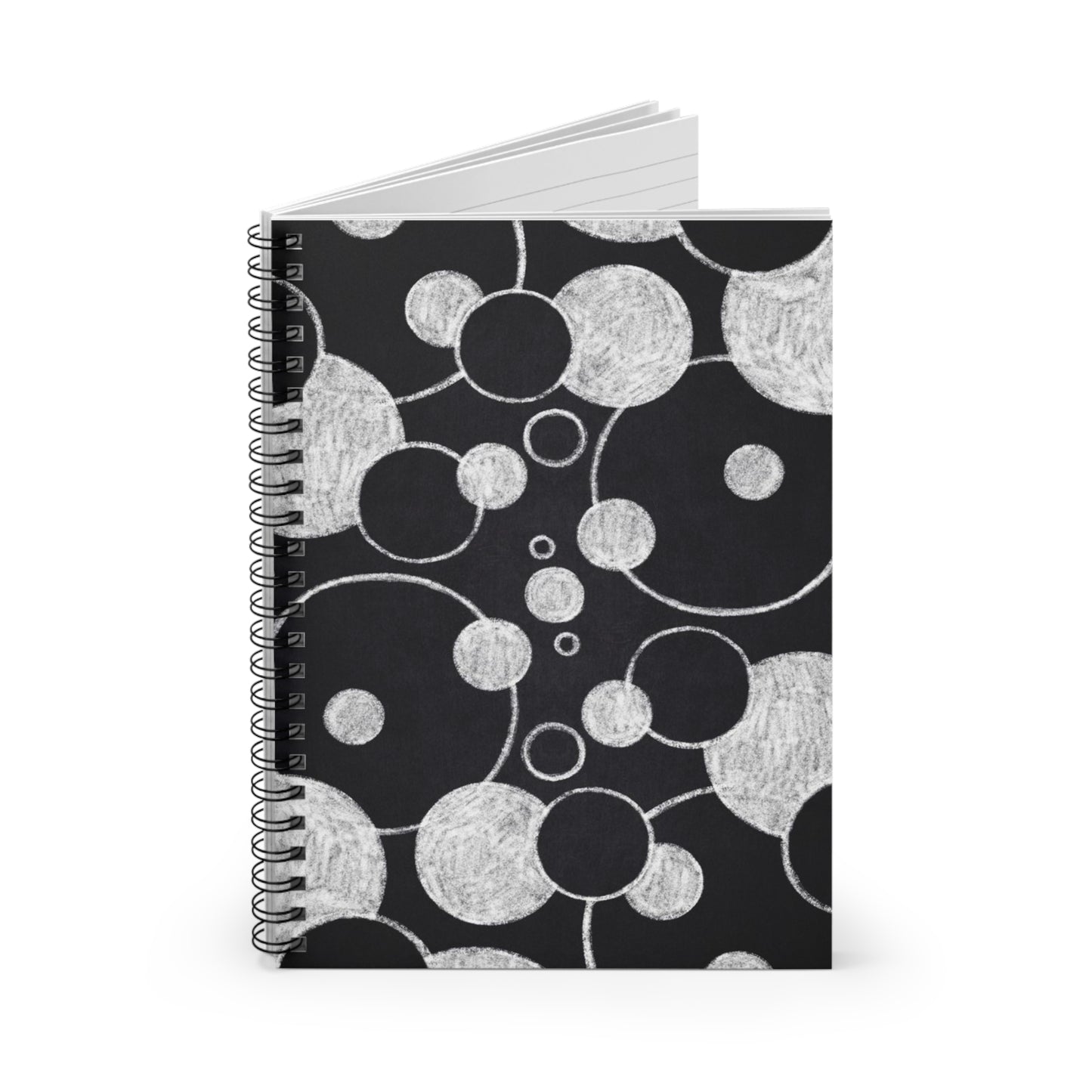 Black Dots - Inovax Spiral Notebook (Ruled Line)