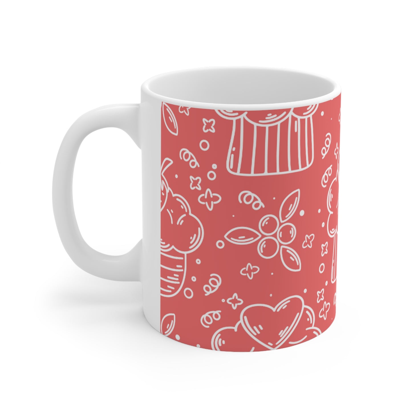 Doodle Pancake - Tasse en céramique Inovax 11oz