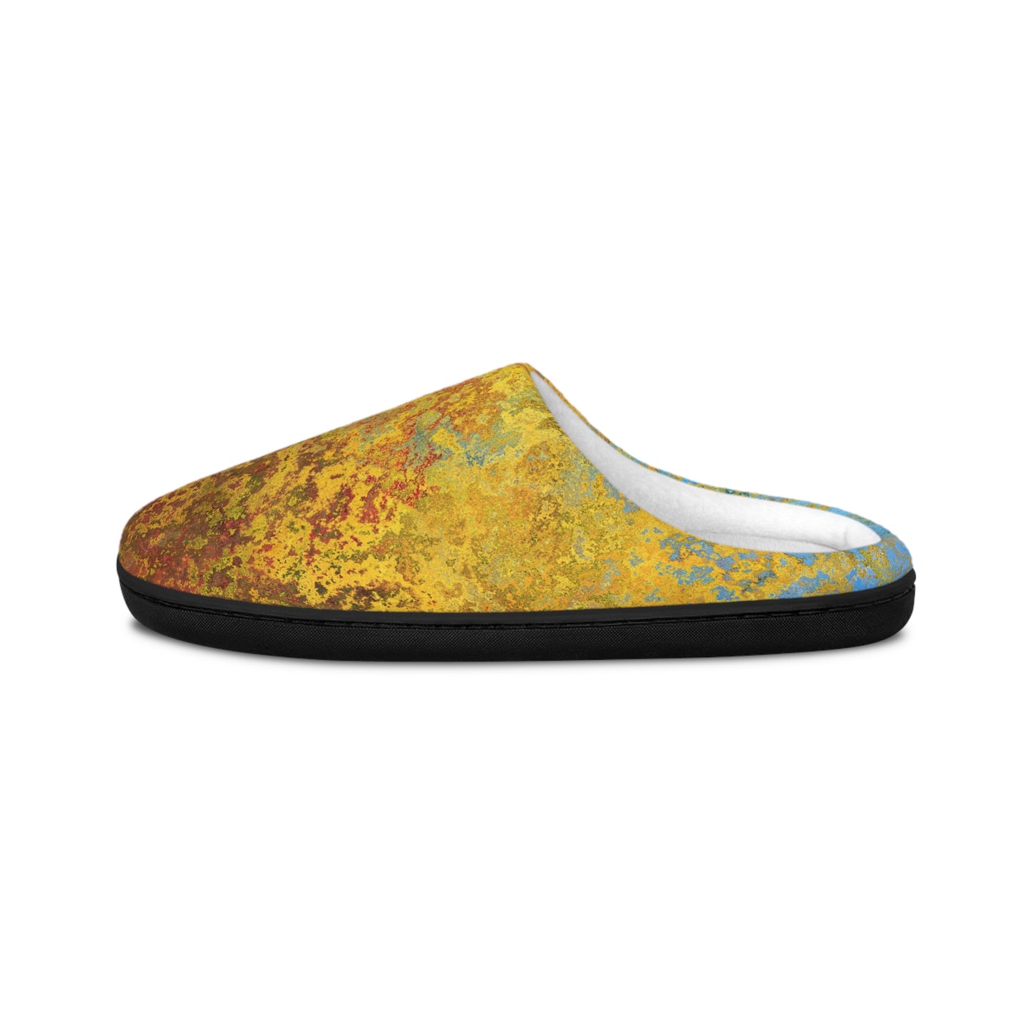 Gold and blue spots - Inovax Women's Indoor Slippers