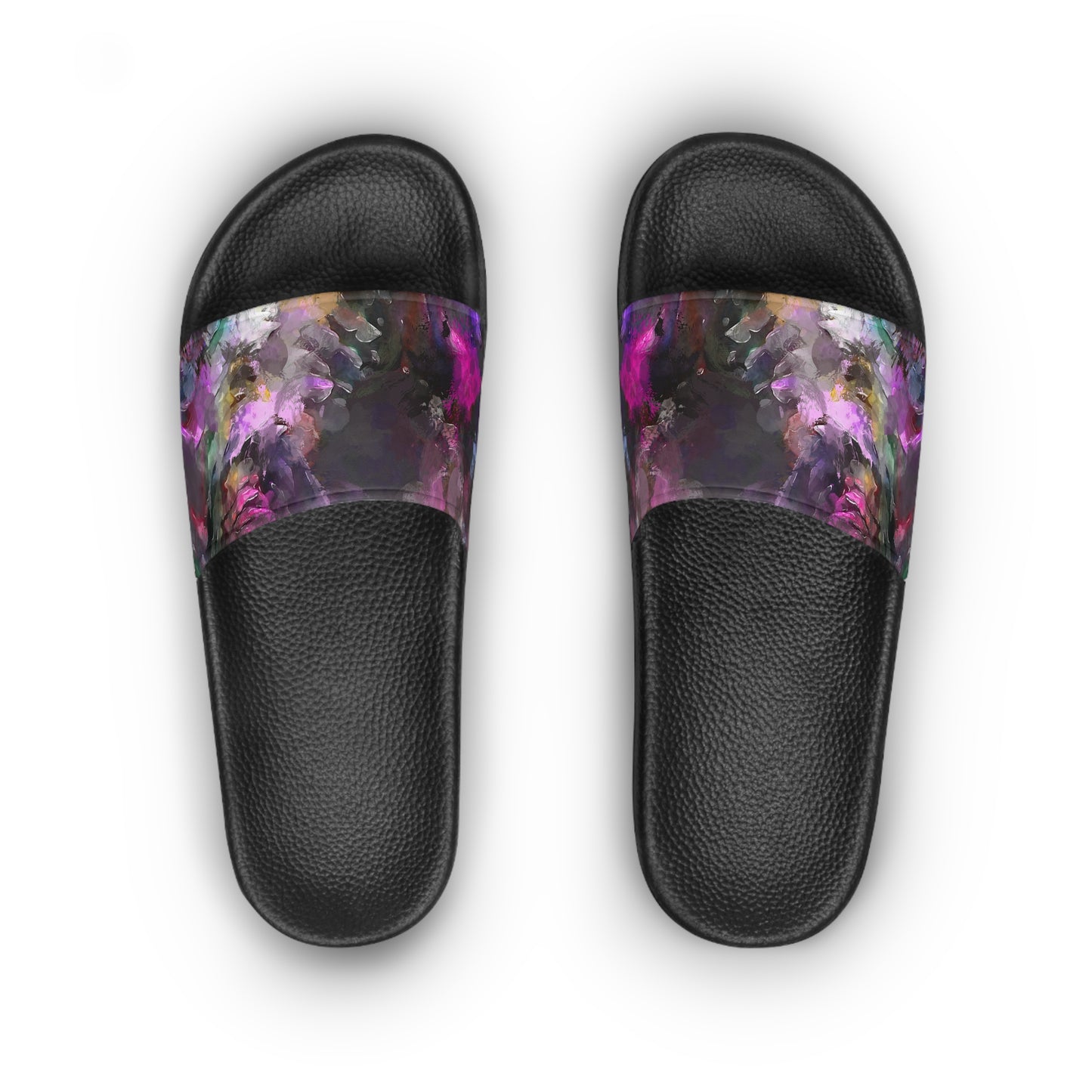 Purple Painting - Inovax Women's Slide Sandal