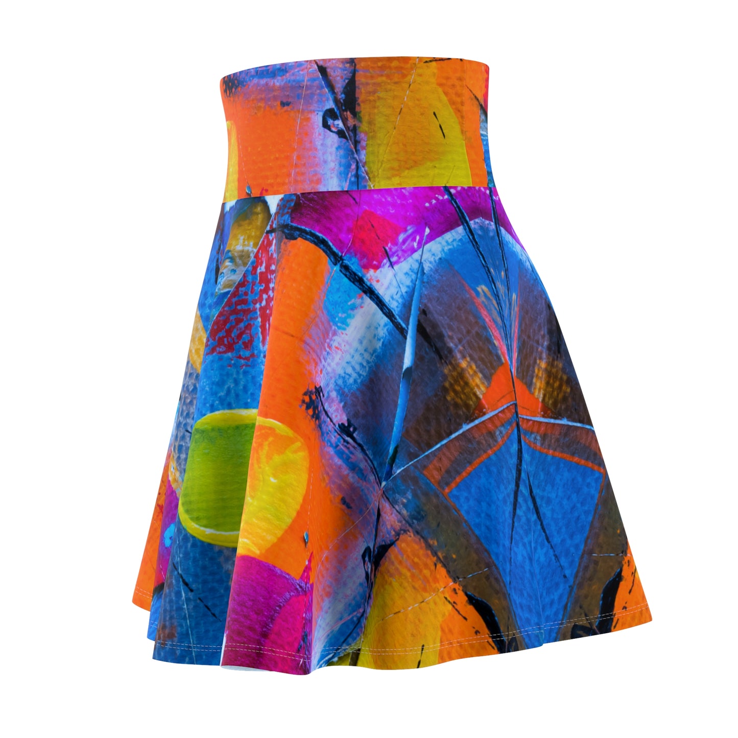 Square Colors - Inovax Woman's Skater Skirt