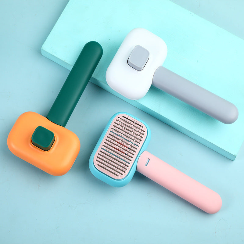 Brosse à cheveux pour animaux de compagnie, chat, chien, peigne de Massage, brosse à nœud ouvert, outil de nettoyage de toilettage, peigne en acier inoxydable, nouvelle collection