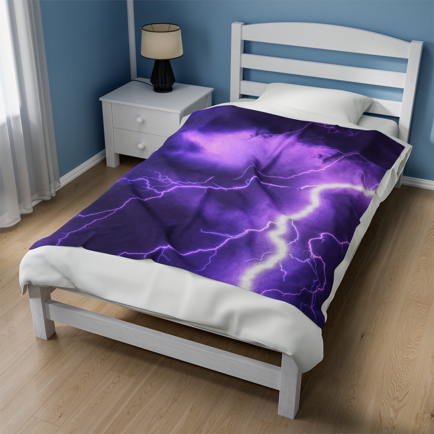 Electric Thunder - Inovax Velveteen Plush Blanket