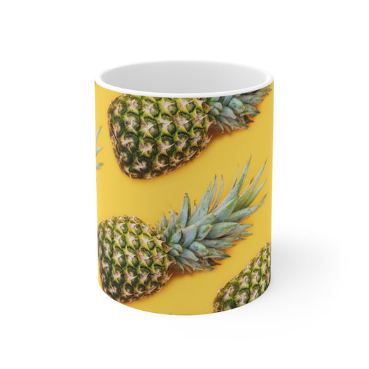 Piña - Taza de Cerámica Inovax 11oz