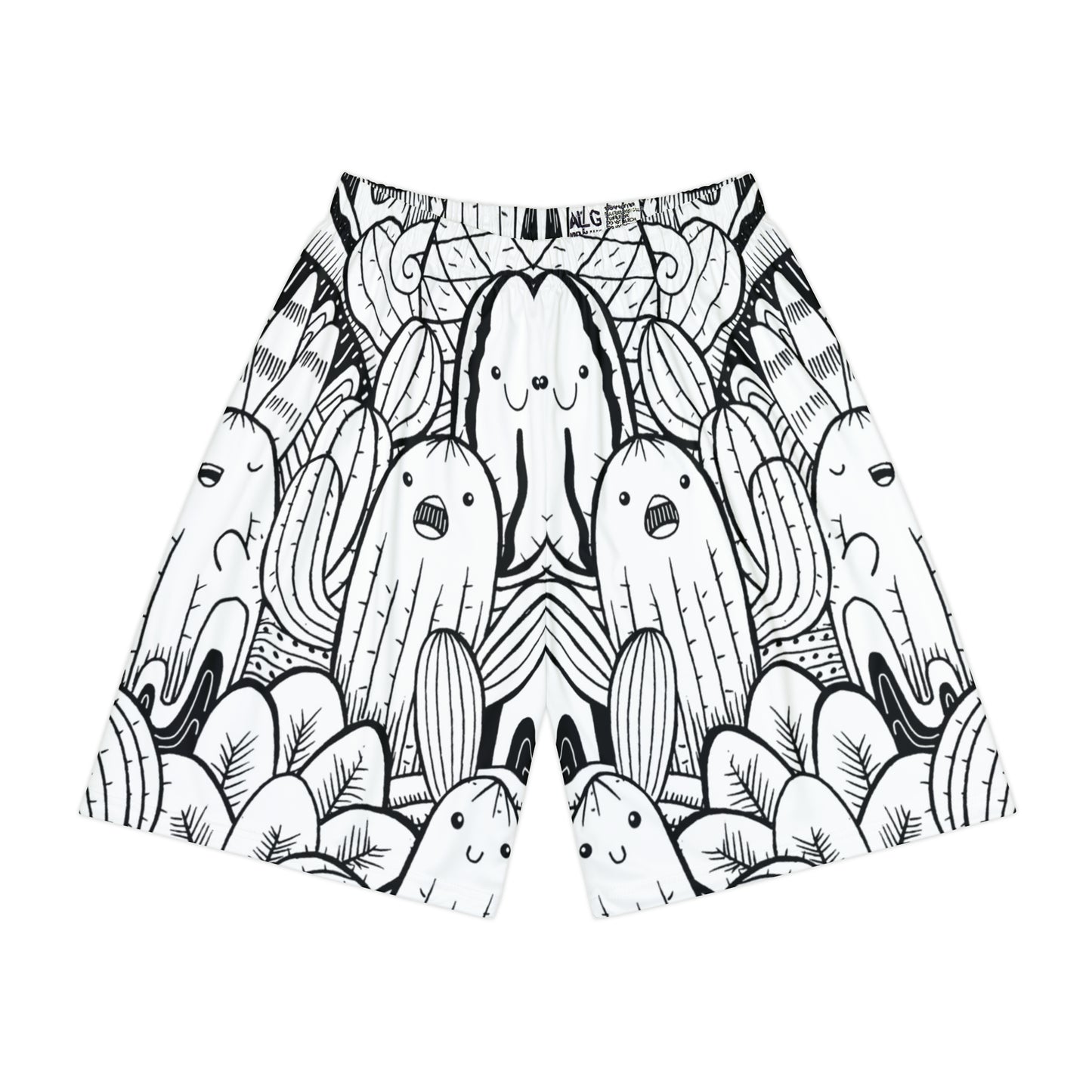 Doodle Cactus - Inovax Men’s Sports Shorts