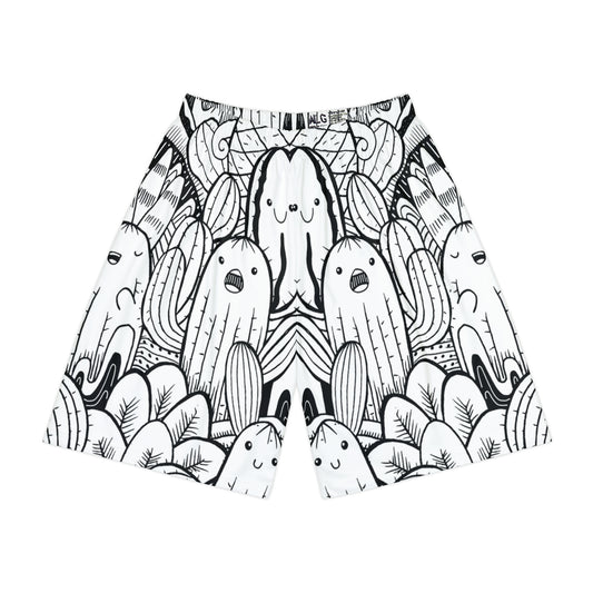 Doodle Cactus - Inovax Men’s Sports Shorts