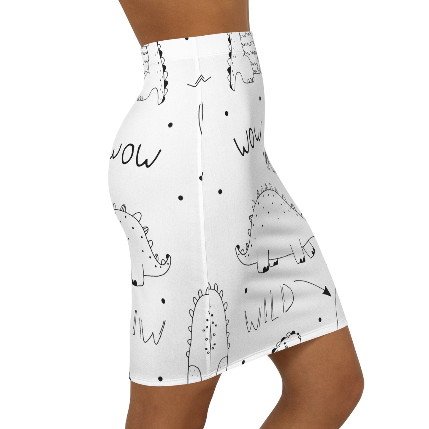 Doodle Dinosours - Inovax Women's Mini Skirt