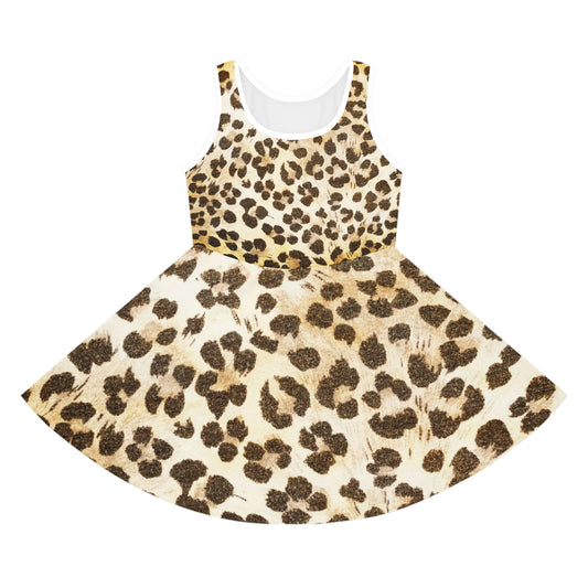 Cheetah - Inovax Girl's Sleeveless Sundress