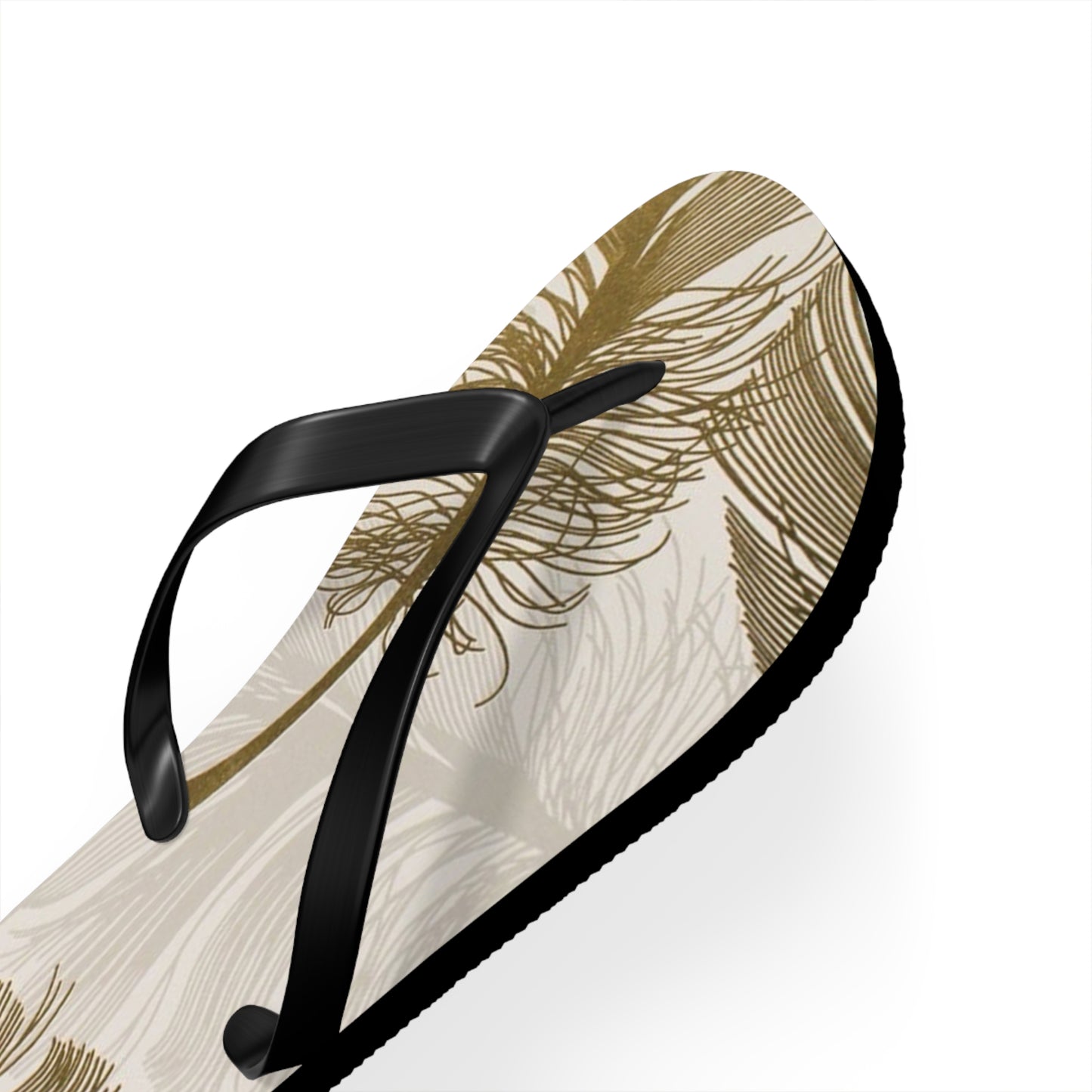 Golden Feathers - Inovax Flip Flops