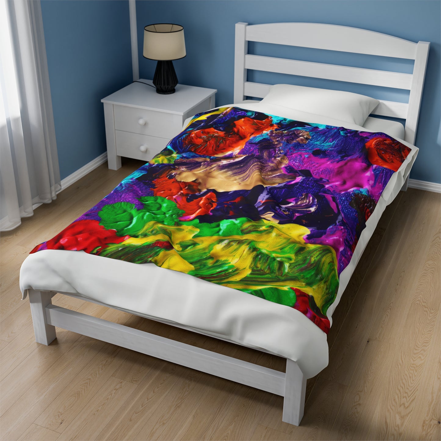 Color Paintings - Inovax Velveteen Plush Blanket