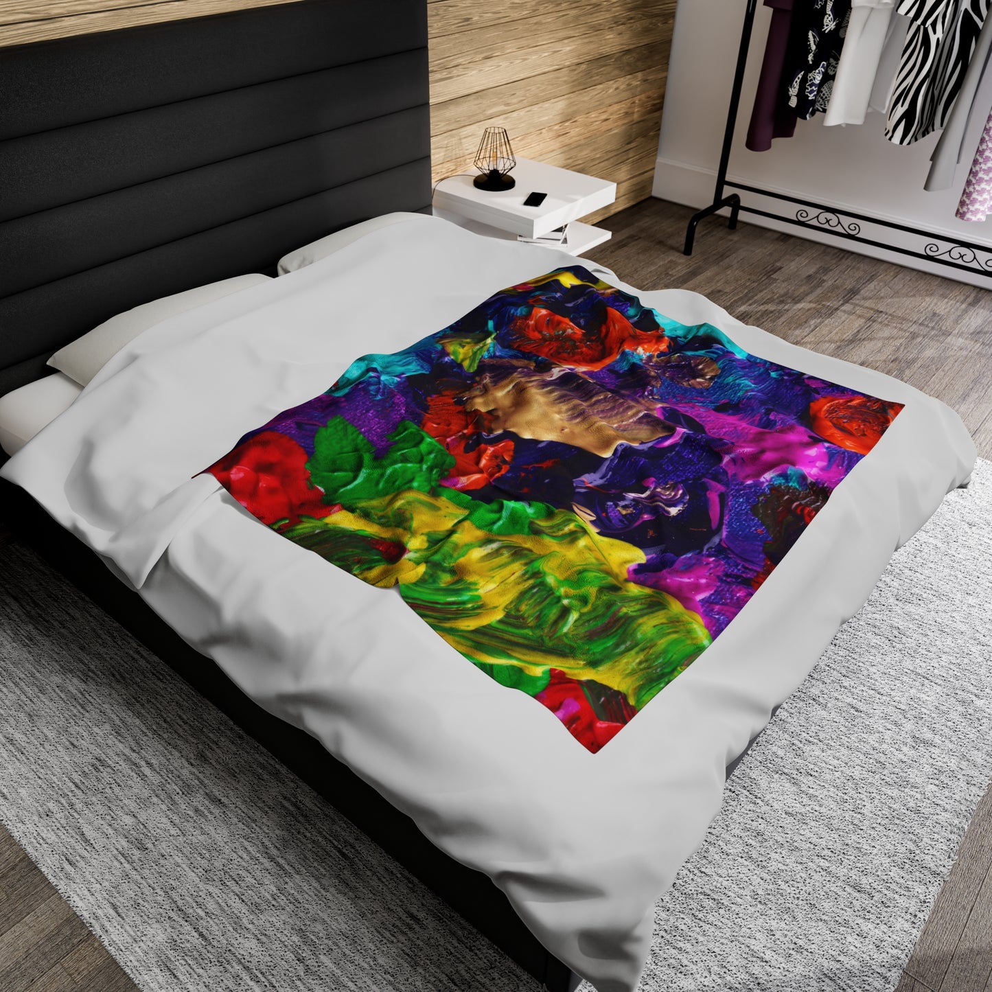 Color Paintings - Inovax Velveteen Plush Blanket