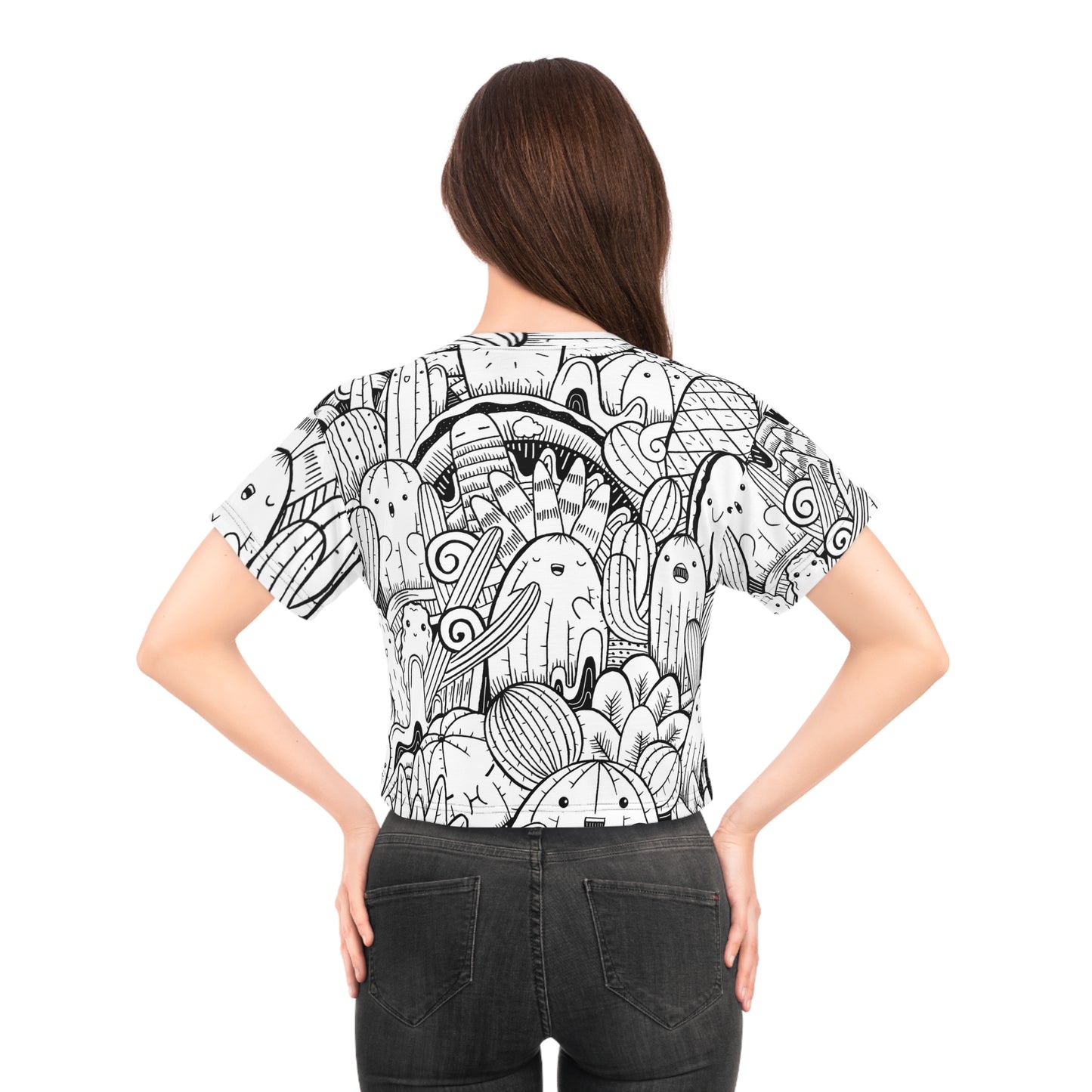 Doodle Cactus - Camiseta corta Inovax