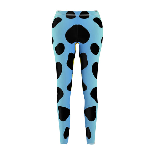 Jaguar colorido - Leggings casuales de corte y costura de mujer Inovax