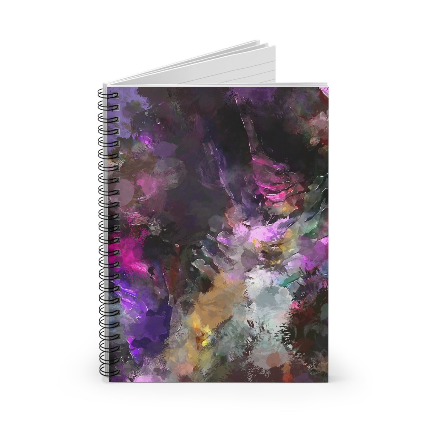 Purple Painting - Inovax Spiral Notebook (Ruled Line)