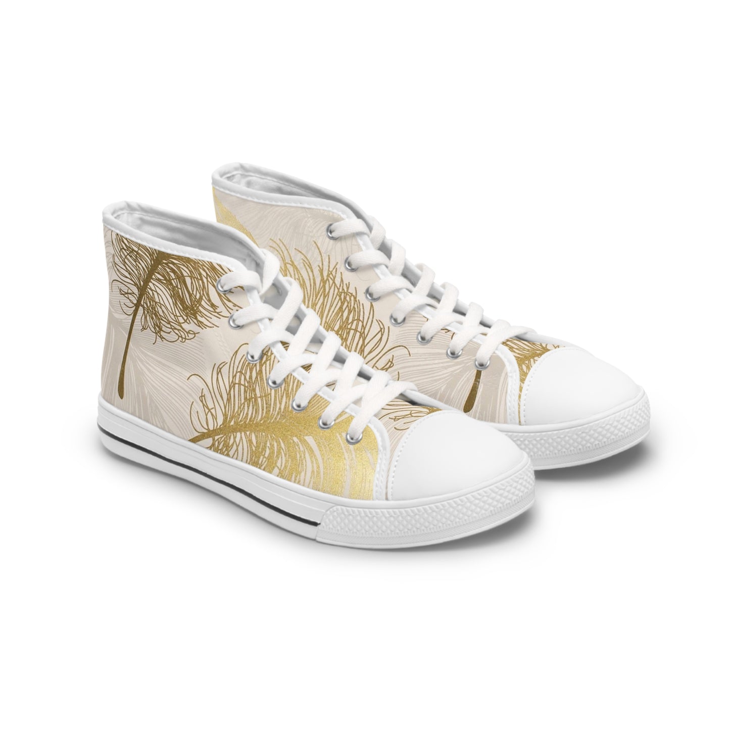 Golden Feathers - Baskets montantes Inovax pour femme