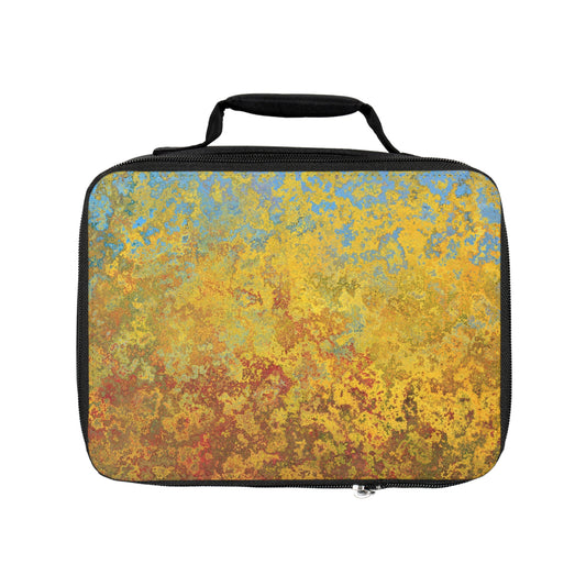 Gold and blue spots - Inovax Lunch Bag