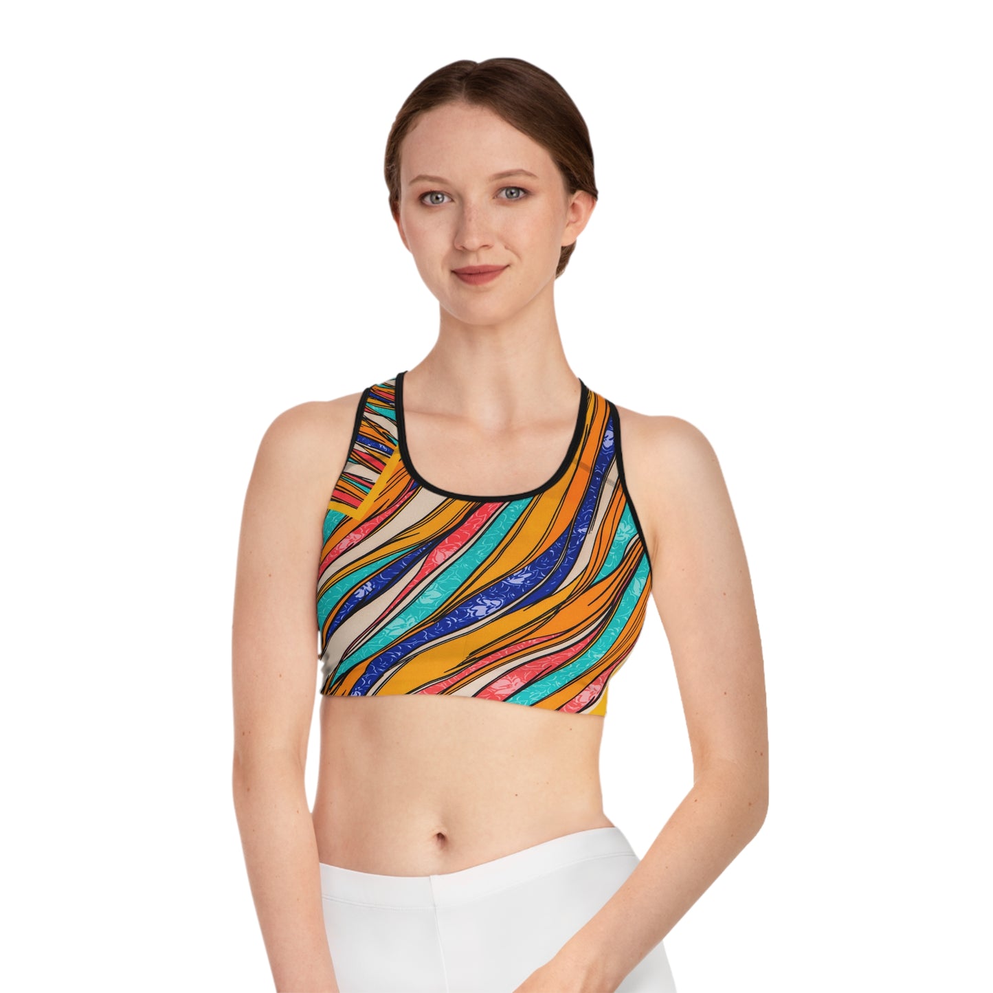 Coup de pinceau couleur - Soutien-gorge de sport Inovax