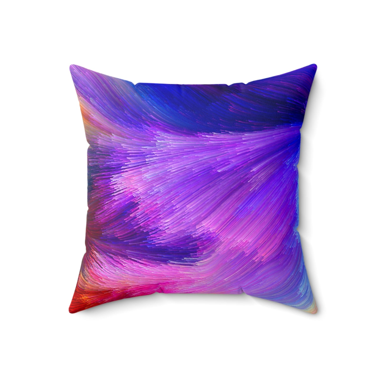 Neon Splash - Almohada cuadrada de poliéster hilado Inovax