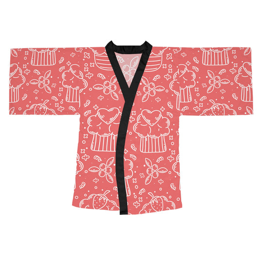 Doodle Pancake - Inovax Long Sleeve Kimono Robe