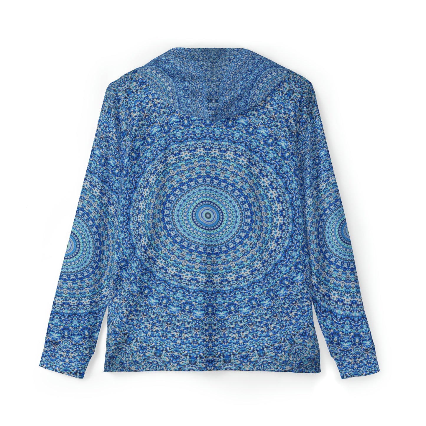 Blue Mandala - Sudadera con capucha deportiva de calentamiento para hombre