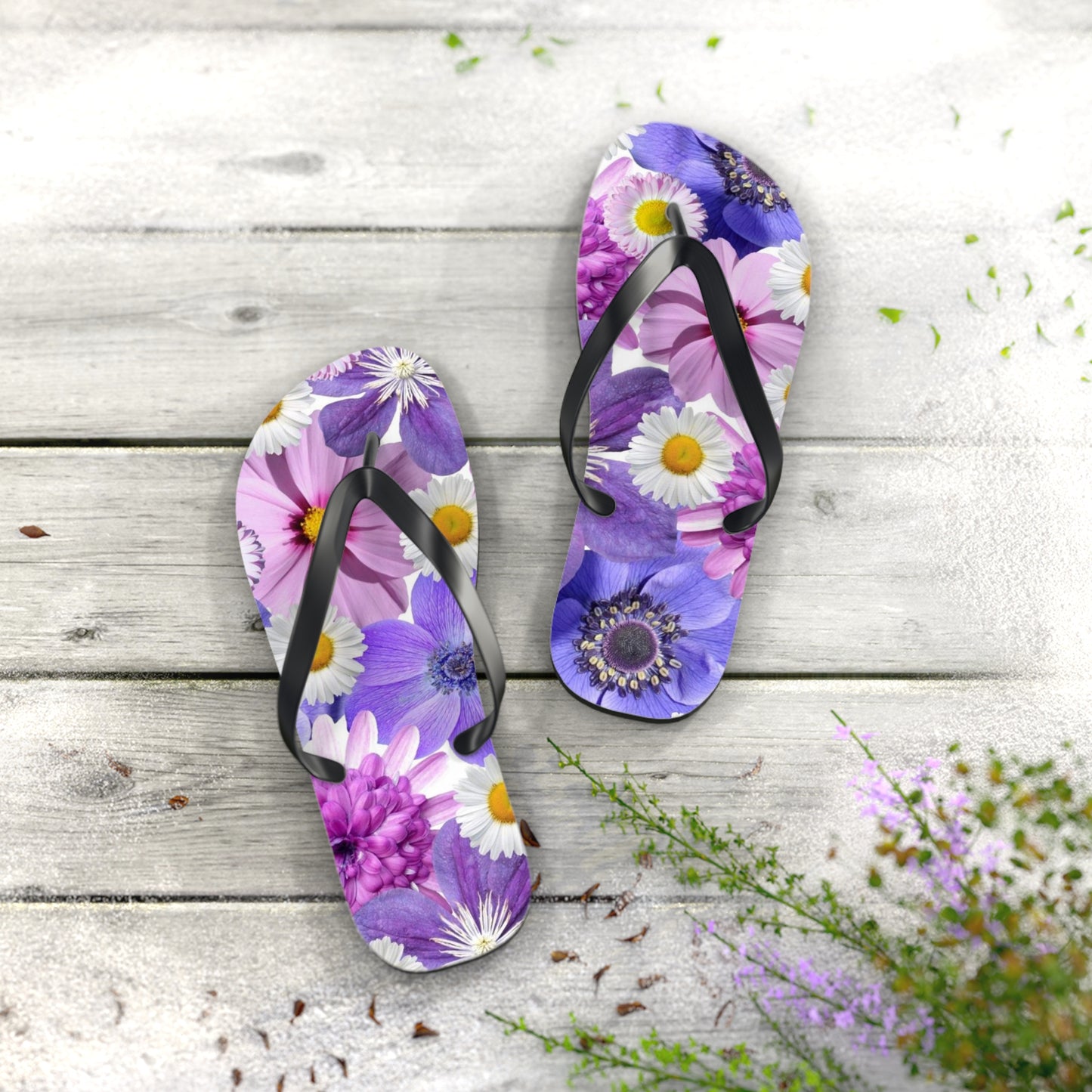 Flores Moradas - Chanclas Inovax