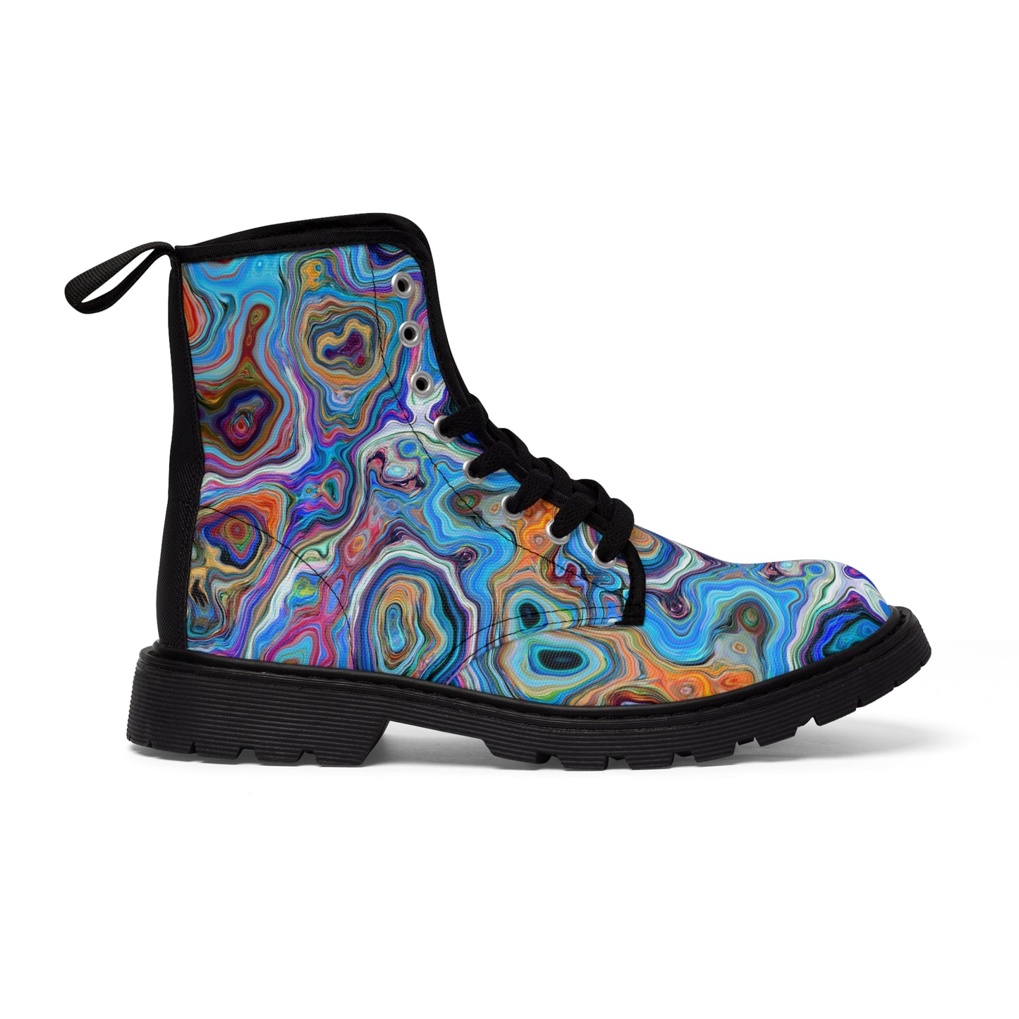 Trippy Liquid - Inovax Woman's Canvas Boots