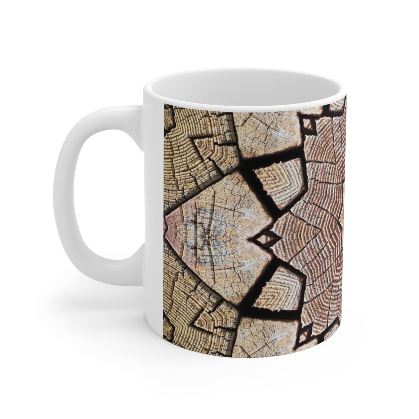 Brown Mandala - Inovax Ceramic Mug 11oz