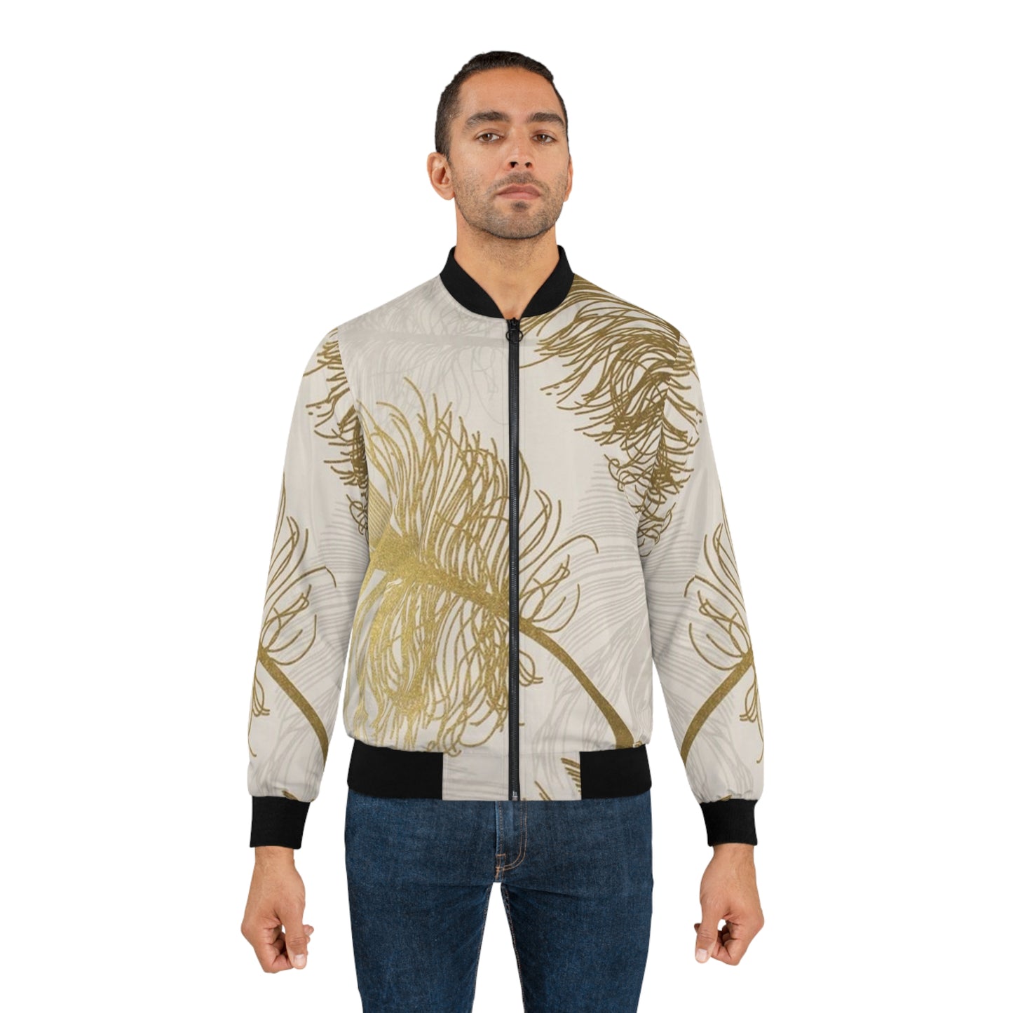 Golden Feathers - Inovax Men's Bomber Jacket