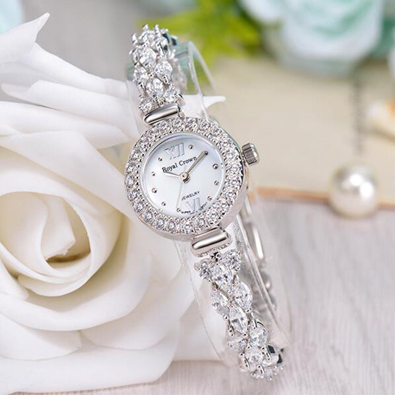 Montre Bracelet Quartz Pleine Étoile Diamant Montre Femme