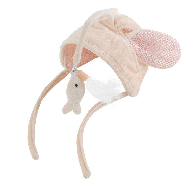 Bâton de chat amusant avec plumes, jouet amusant pour chat, bâton gris à grands yeux, jouets pour animaux de compagnie, produits pour animaux de compagnie, nouvelle collection