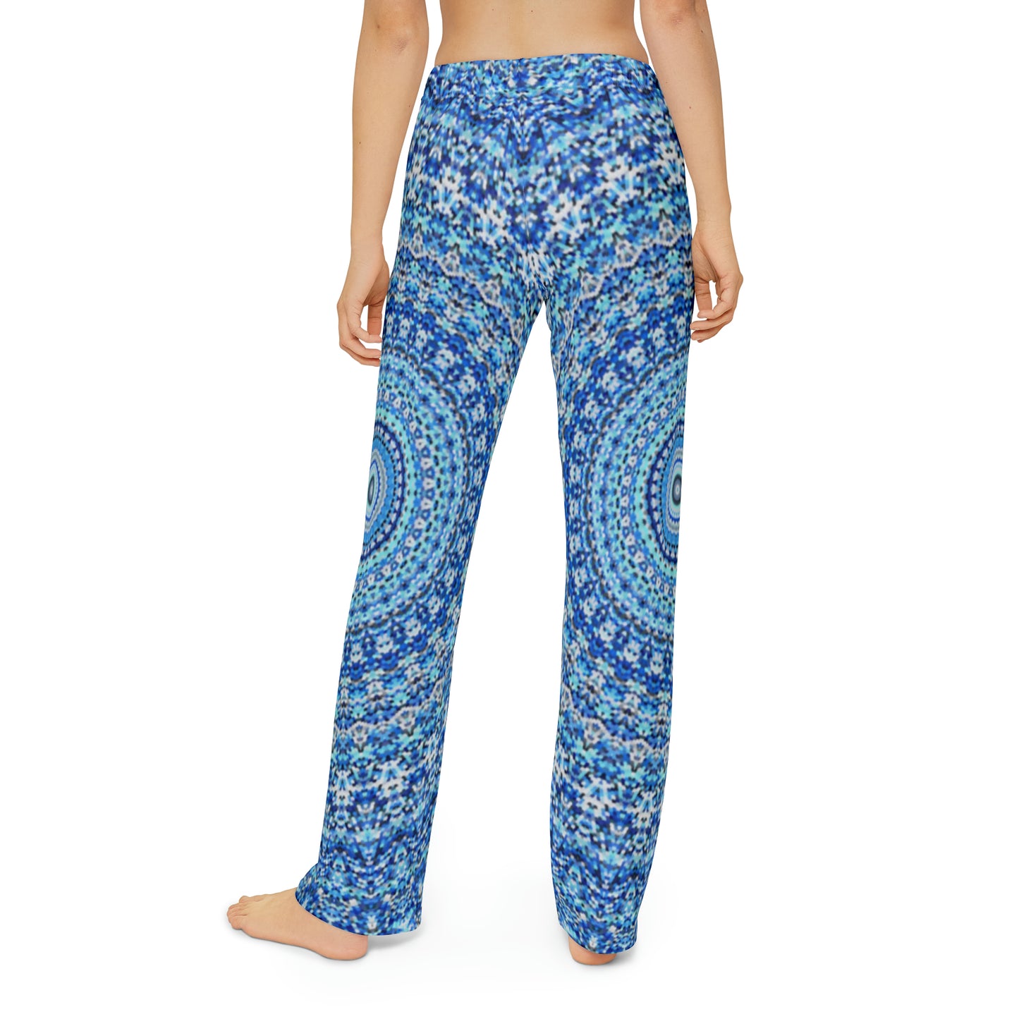 Mandala bleu - Pantalon de pyjama pour enfants Inovax