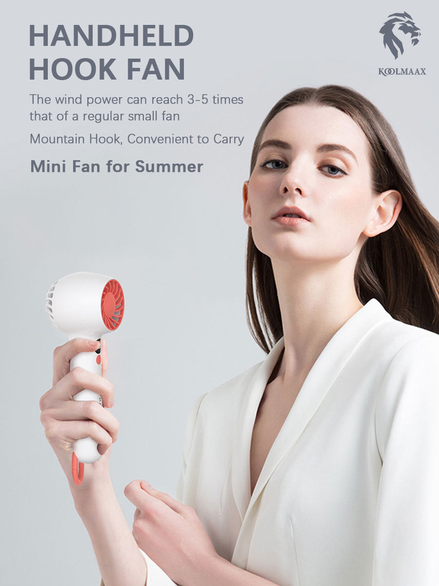 2023 Koolmaax New Fashion Portable Small Fan, Cool Essential In Summer, Bring Mini Fans To Enjoy The Cool Breeze At Any Time, Indoor And Outdoor