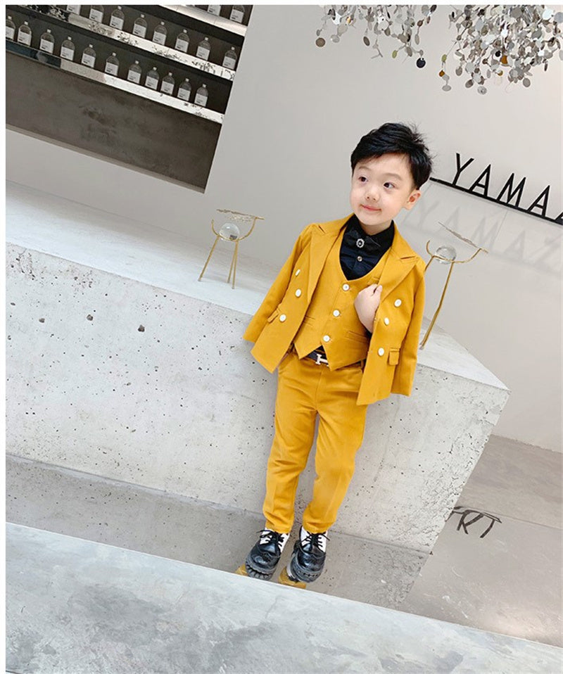 Children's Boys Fashion Simple Catwalk Suit