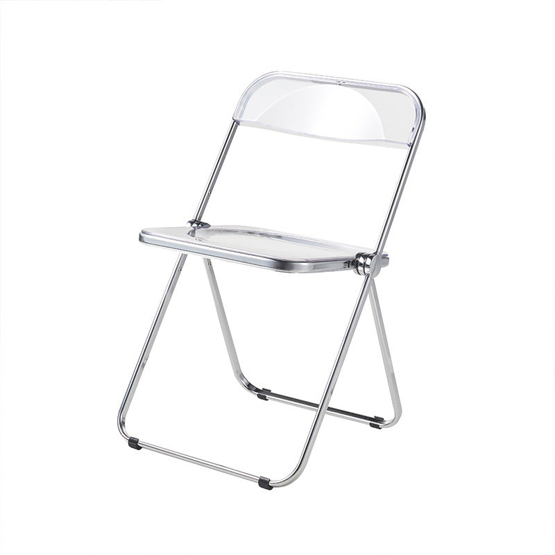 Acrylic Fashion Photo Clothing Store Cafe Folding Chair