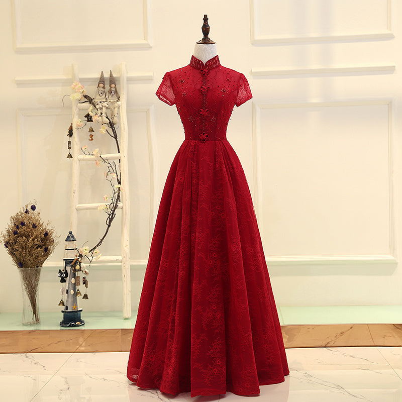 Toast Clothing Bridal Dress Cheongsam Red Atmosphere