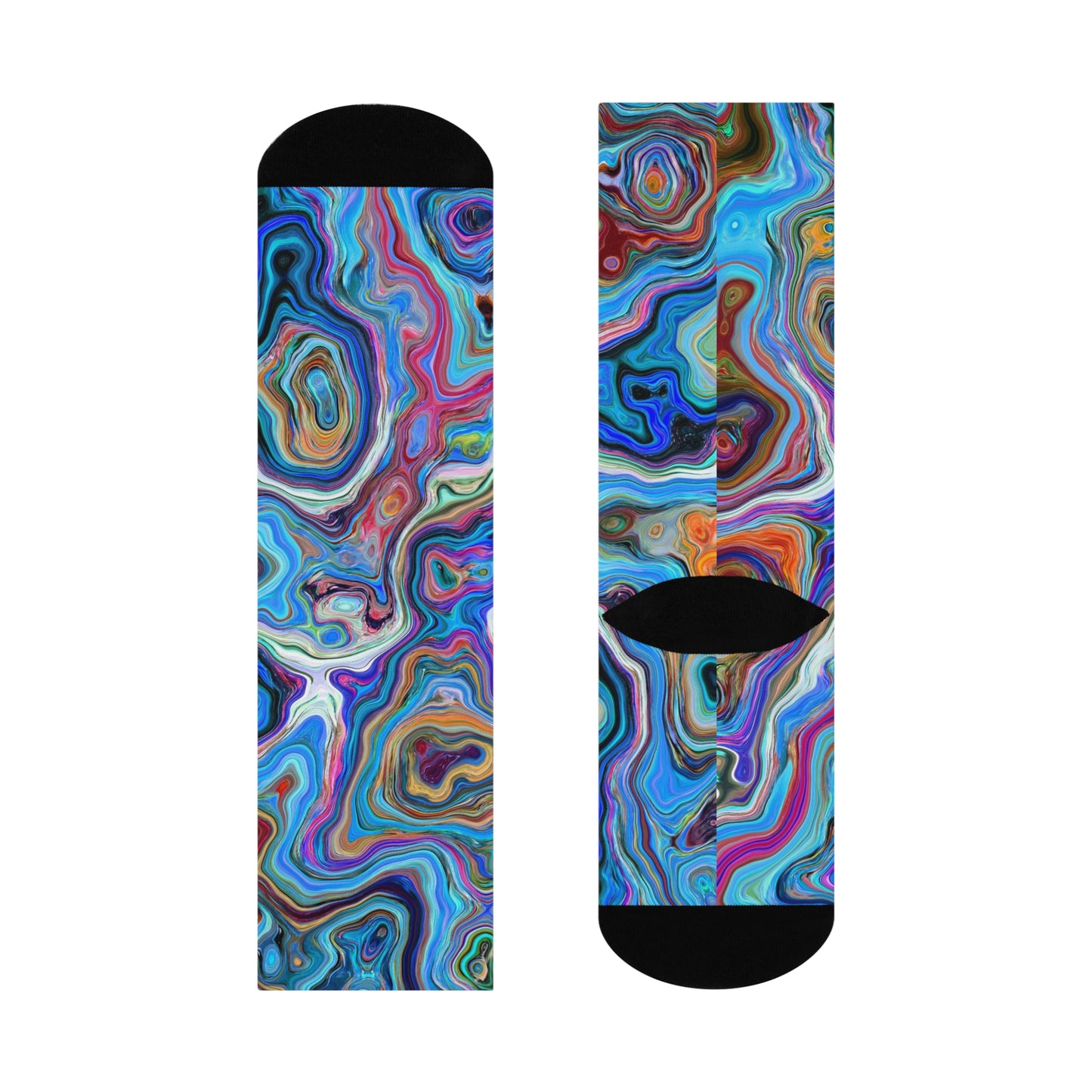 Trippy Liquid - Inovax Cushioned Crew Socks