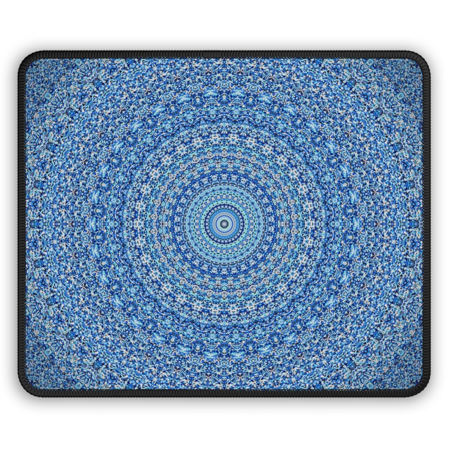 Mandala bleu - Tapis de souris de jeu Inovax