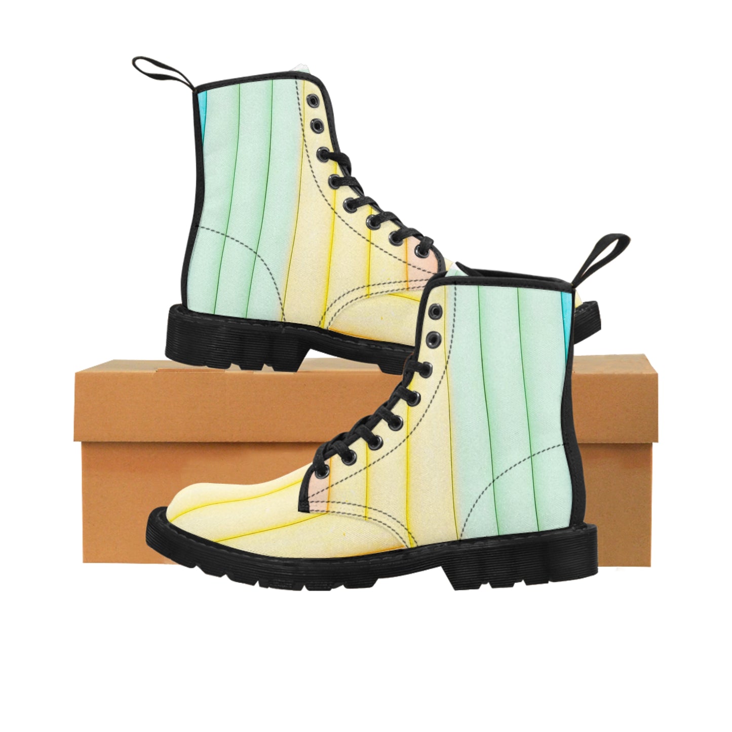 Rainbow - Inovax Men's Canvas Boots